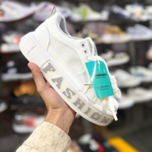 Men’s White & Blue Hybrid Basketball Sneakers (Jordan Inspired)