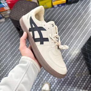 Men’s White & Black Casual Lace-Up Sneakers